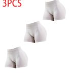 3PCSHigh-waisted Solid-color Training Shorts