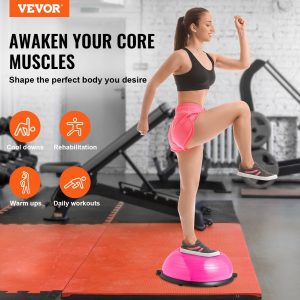 VEVOR Half Exercise Ball Trainer, 23 Inch Balance Ball Trainer